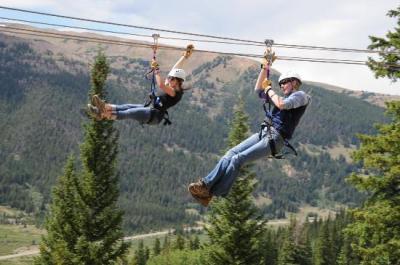 Zip Lining in Copper Mountain